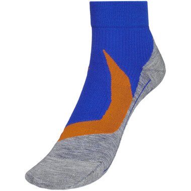 Socken FALKE RU4 COOL SHORT Blau/Grau/Orange 0